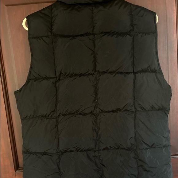 LL Bean Goose Down Black Vest - Picture 2 of 10